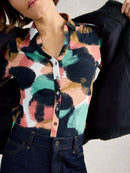 Annie Jersey Shirt - Navy Print