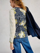 Clara Long Sleeve T-Shirt - Green Print