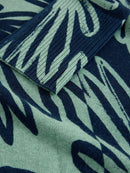 Olive Print Jumper - Blue Print
