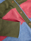 Lulu Stripe Cardigan - Green Multi