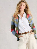 Lulu Stripe Cardigan - Green Multi