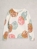 Jodie Print Jumper - Ivory Print