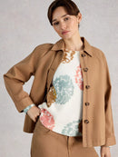 Jodie Print Jumper - Ivory Print