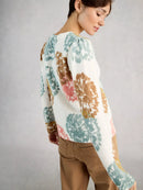 Jodie Print Jumper - Ivory Print