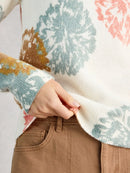 Jodie Print Jumper - Ivory Print