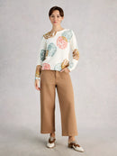 Jodie Print Jumper - Ivory Print