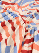 Lucy Linen Blend Midi Dress - Ivory Multi