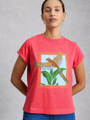 Gina Graphic Tee - Pink Print