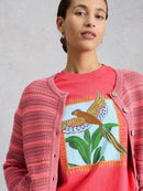 Gina Graphic Tee - Pink Print