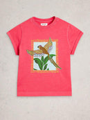 Gina Graphic Tee - Pink Print