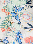 Sophie Organic Cotton Shirt - Ivory Multi