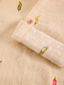 Sophie Organic Cotton Shirt - Ivory Print