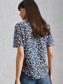 Annie Jersey Shirt - Blue Print