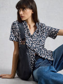 Annie Jersey Shirt - Blue Print