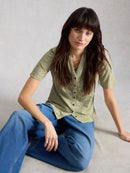 Annie Jersey Shirt - Green Multi