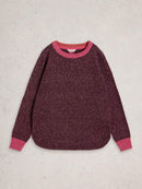 Talia Nep Jumper - Plum Multi