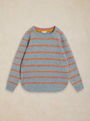 Talia Nep Stripe Jumper - Blue Multi