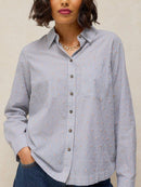 Libby Organic Cotton Shirt - Blue Multi