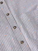 Libby Organic Cotton Shirt - Blue Multi