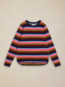 Clara Long Sleeve Stripe Tee - Pink Multi