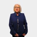 Boiled Wool Blazer - Royal