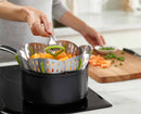 Bloom Stainless-Steel Folding Steamer Basket