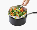 Bloom Stainless-Steel Folding Steamer Basket
