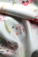 Satin Wrap - Floral