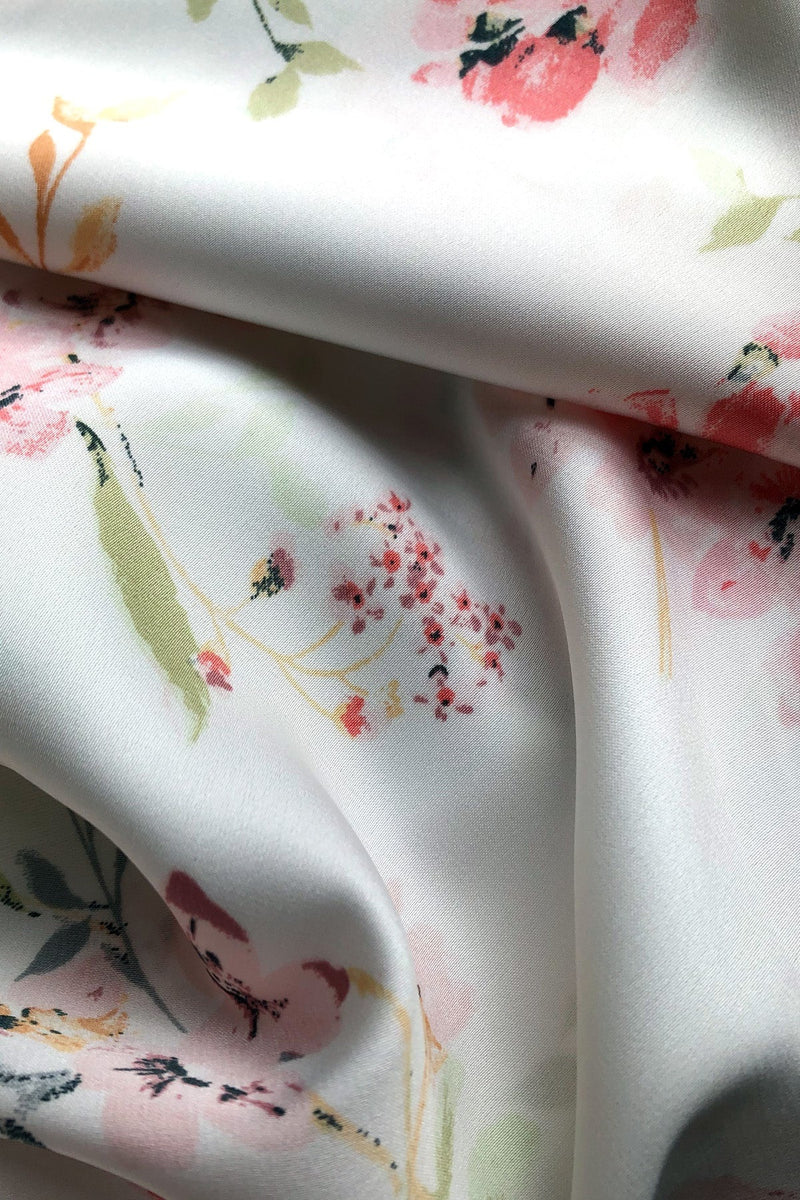 Satin Wrap - Floral