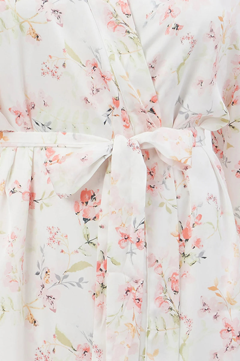 Satin Wrap - Floral