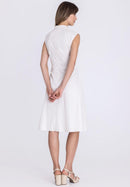 Beach Please Sleeveless Dress - Pearl