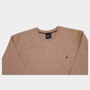 Plain Crew Neck Jumper - Peach