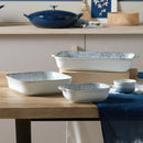 Kiln Blue Square Oven Dish