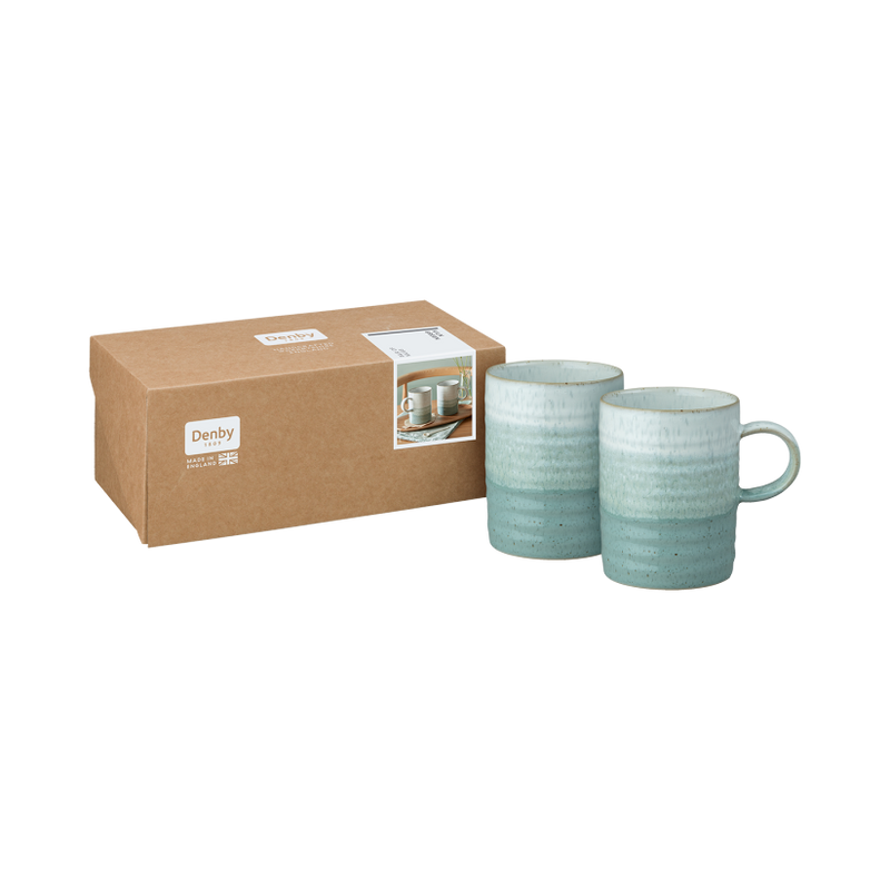 Kiln Green Set of 2 Mugs