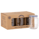 Round Twist Top Jars Set of 6 - 730ml