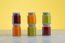 Hex Twist Top 110ml Jars - Set of 6