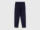Straight Trouser - Navy