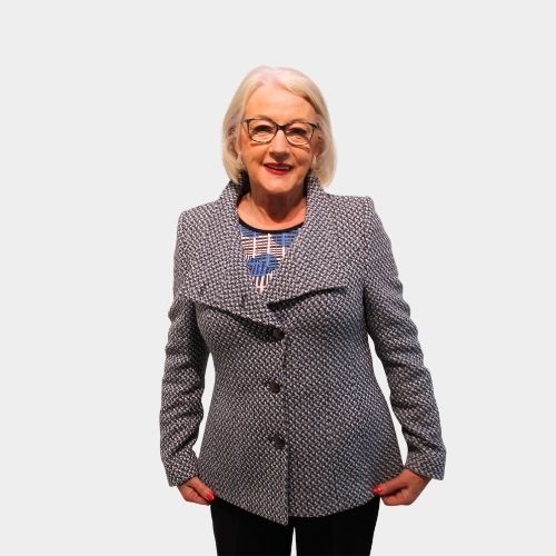 Short Tweed Jacket - Blue