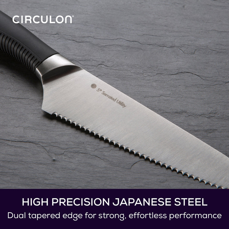 Serrated Utility Knife 5"