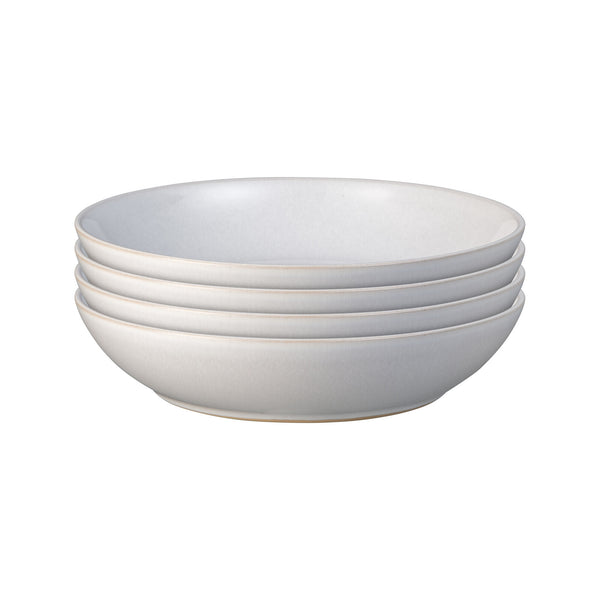 Elements Stone White Set of 4 Pasta Bowls
