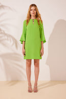 Shift Dress - Green