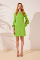 Shift Dress - Green