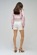 Belted Shorts - Beige