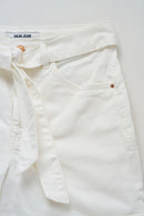 Belted Shorts - Beige