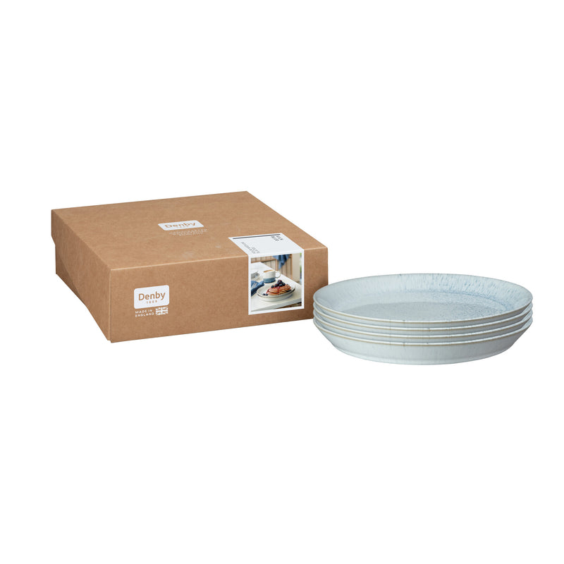 Kiln Blue Set of 4 Medium Plates