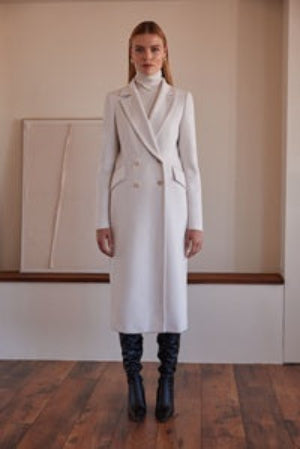 Long Coat - White