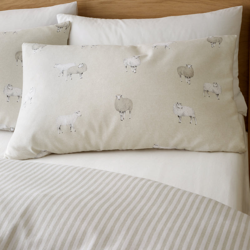 Sheep Duvet Cover Set - Natural