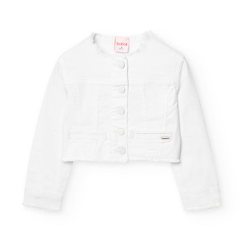 Stretch Twill Jacket - White