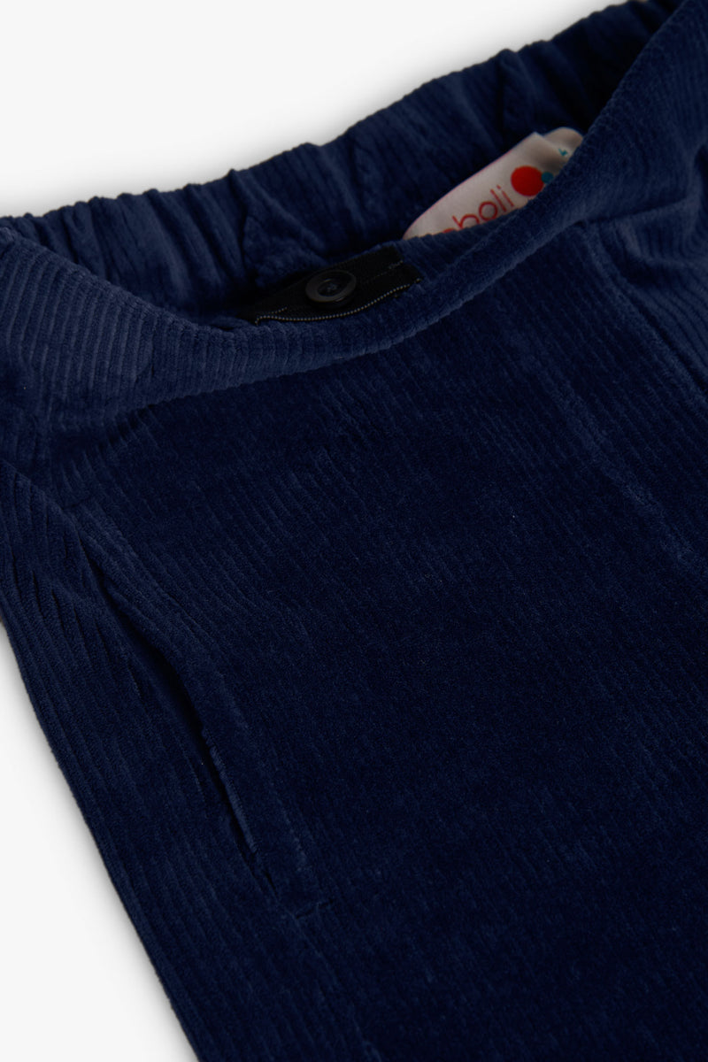 Corduroy Knit Trousers - Indigo
