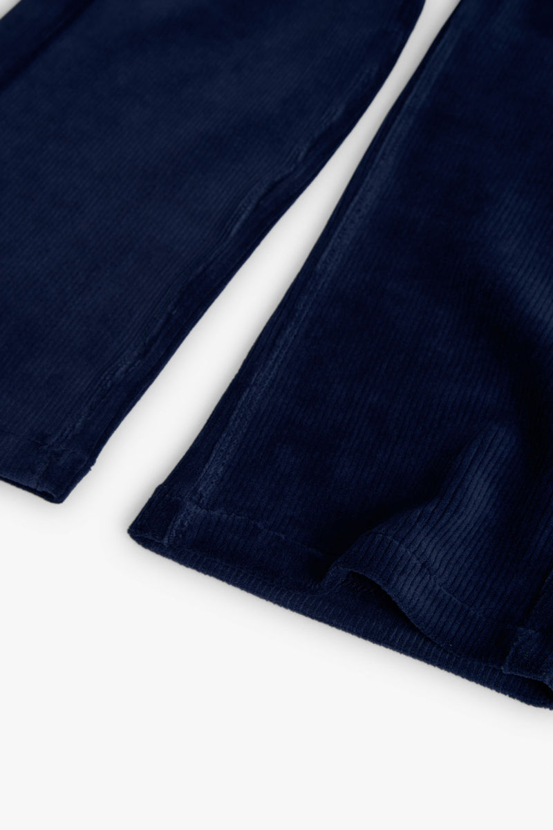 Corduroy Knit Trousers - Indigo